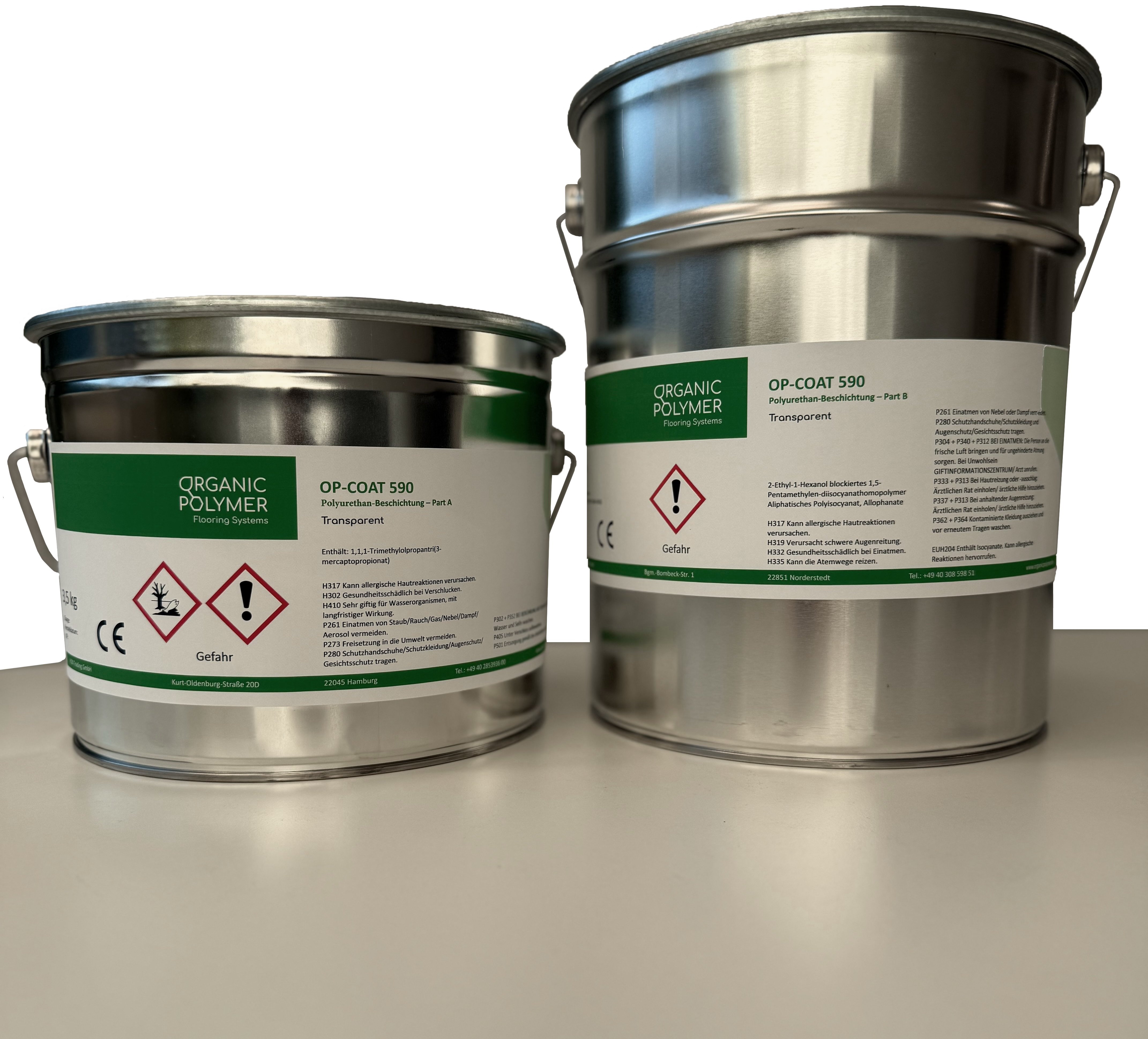 OP-Coat 590 Part A+B PU-Design Beschichtung